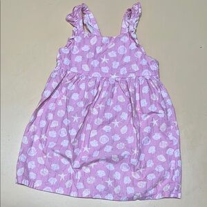Carter's Pink Seashell Print Casual Dress